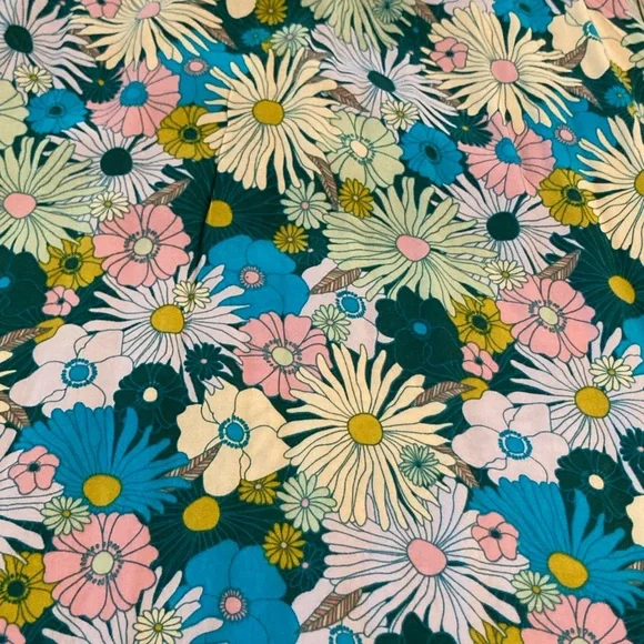 Retro Floral Swing Mini Dress size Small - Picture 4 of 7